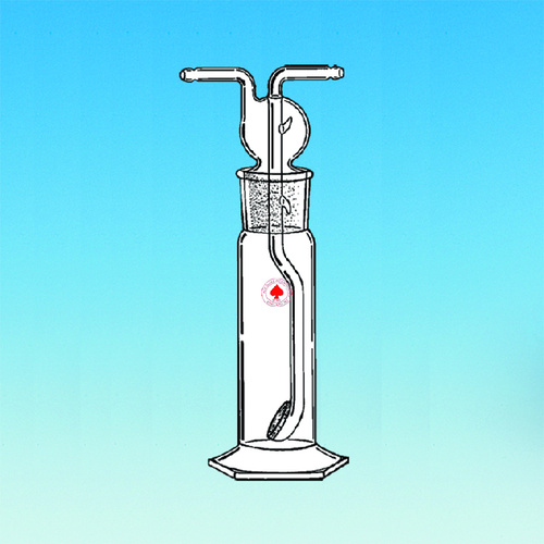 Gas Washing Bottle with Large Disc, Ace Glass Incorporated