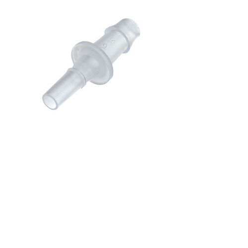 Value Plastics® Fitting, Polycarbonate, Straight, Male Slip Luer with Separate Lock Ring to Hose Barb Adapter, 1/4" ID; 1000/PK