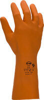 CoreSafe® Orange Natural Rubber Chemical-Resistant Gloves, Flock-Lined, SW Safety Solutions