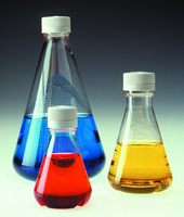 Nalgene® Disposable Erlenmeyer Flasks, PETG, Sterile, Baffle Bottom, Thermo Scientific