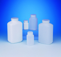 SP Bel-Art Polystormer™ Square Edge Bottles, Wide Mouth, Bel-Art Products, a part of SP
