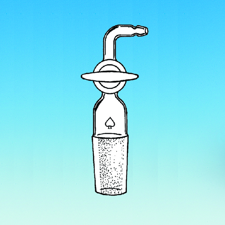 Adapter, [ST], Angled Hose Connection, Ace Glass Incorporated ...