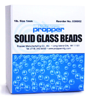 Chemical Glass Beads, Propper Manufacturing