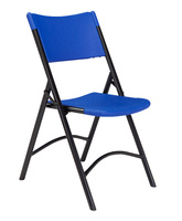 600 Series Heavy Duty Plastic Folding Chairs, National Public Seating