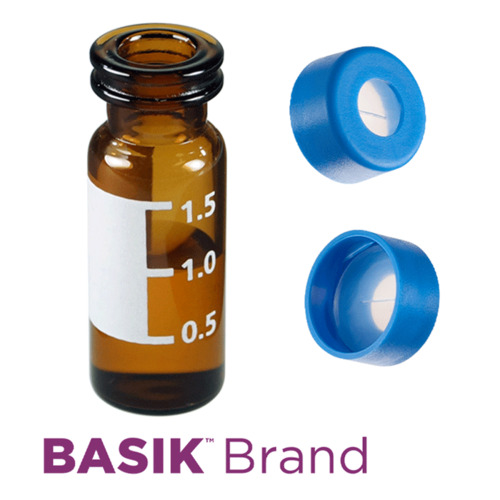 BASIK* 1.5 ml Snaptop vial and cap slit eppendorf amber