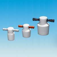 Stoppers, Flask-Length Solid PTFE with Handle, Ace Glass Incorporated