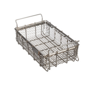 Marlin Steel Expanded Metal Tote Basket, Stainless Steel (16L x 10W x  4.5H)