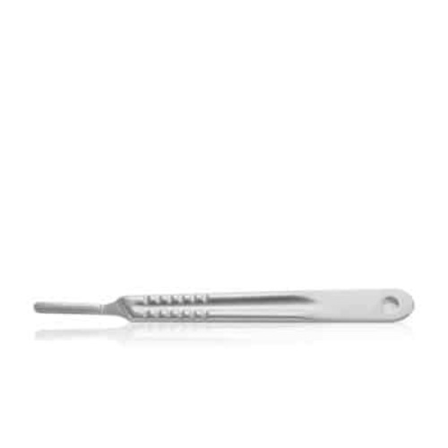 SCALPEL HANDLE STAINLESS FLUTED 8