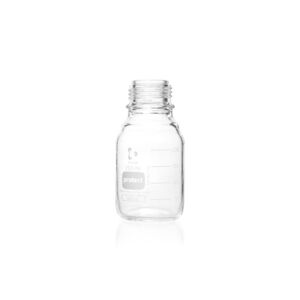 Duran 2 Liter GL45 Lab Glass Bottle, Plastic Coated, w/ Stock Screw Cap &  Pour Ring