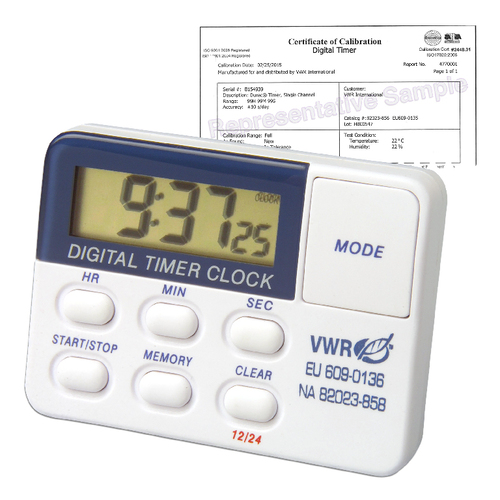 VWR* Count Up/Down Timer Clock