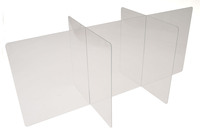 Breath Shield Dividers for Rectangular or Oval Table, Eagle MHC