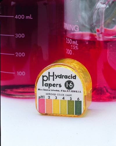 Hydrion Hydracid 1-6 pH Paper In Double Roll Dispenser