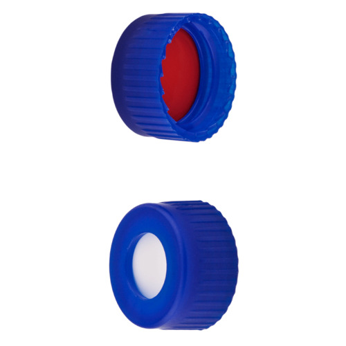 Screw Cap Blue With Silica/Ptfe Fritted Septa 100