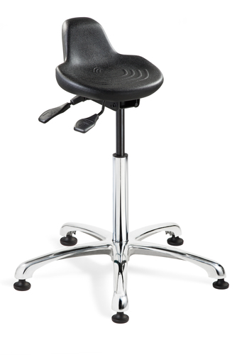 STOOL SIT STAND CLASS 10 POLY BLACK