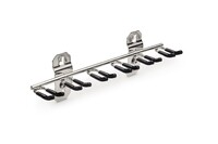 Tool Holder for Stainless Steel LocBoard®, Vinyl Dipped Stainless Steel Multi-Prong, 8¹/₈" Width