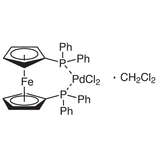 [1,1'-Bis(diphenylphosphino)ferrocene]palladium(II) chloride dichloromethane complex ≥98.0% (by titrimetric analysis)