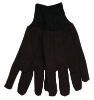 Cotton Gloves, Brown Jersey, MCR Safety