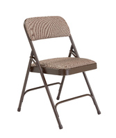 2200 Series Deluxe Fabric Upholstered Double Hinge Premium Folding Chairs, National Public Seating