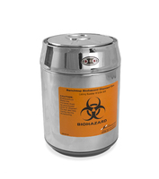 SP Bel-Art Benchtop Biohazard Disposal Can with Motion Sensor Lid, Bel-Art Products, a part of SP
