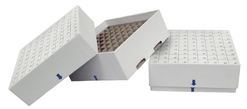 2 inch 81 Cell Storage Box, Ea. 5 1/4 inch X 5 1/4 inch X 2 inch
