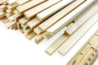 TeacherGeek Wood Strips 5×10×305 mm (1ft.)