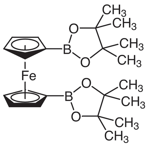 1,1'-Bis(4,4,5,5-tetramethyl-1,3,2-dioxaborolan-2-yl)ferrocene ≥98.0% (by GC, titration analysis)