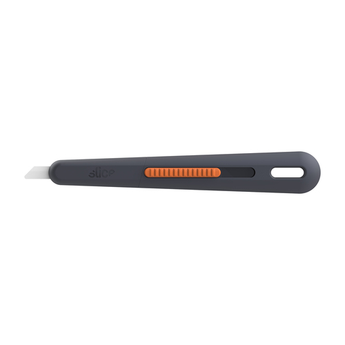 Pen cutter, Features a slimmer handle with manual retraction and a finger-friendly safety blade that is safe to the touch and cuts effectively. Our blades are non-magnetic, non-sparking and never rust, third-party tests to last up to 11 times longer than comparable metal blades, new breed