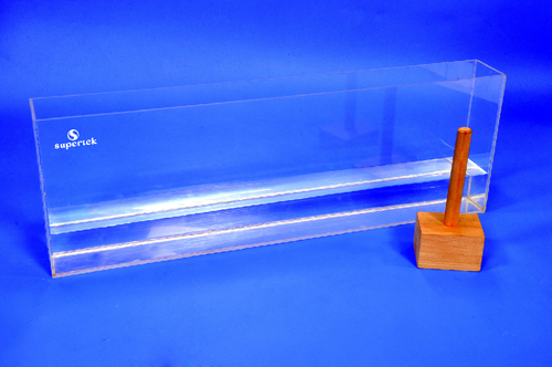 TANK REFRACTION AND WAVE 60 X 20 X 7 CM