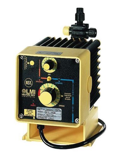 LMI Solenoid-Diaphragm Metering Remote-Control Pump, 8.0 GPH, 115 VAC
