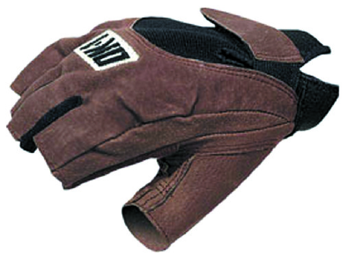 Precurved Anti-Vibration/Impact Gloves, Half-Finger, OK-1® OccuNomix