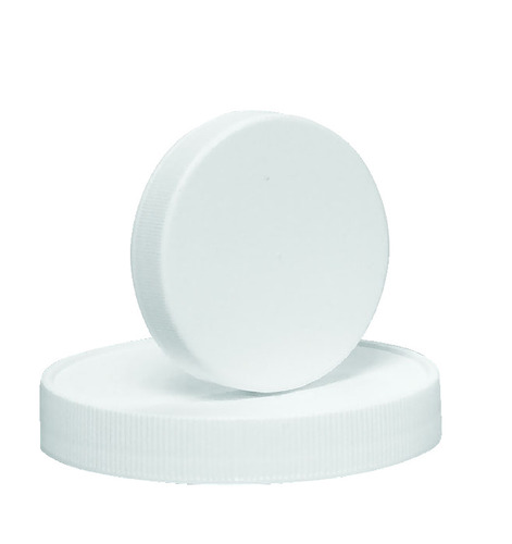 White Polypropylene Screw Caps, PE Foam Liner, Qorpak®