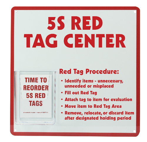 Red Tag Center 5S American English 12In