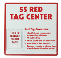 5S Red Tag Center, Accuform