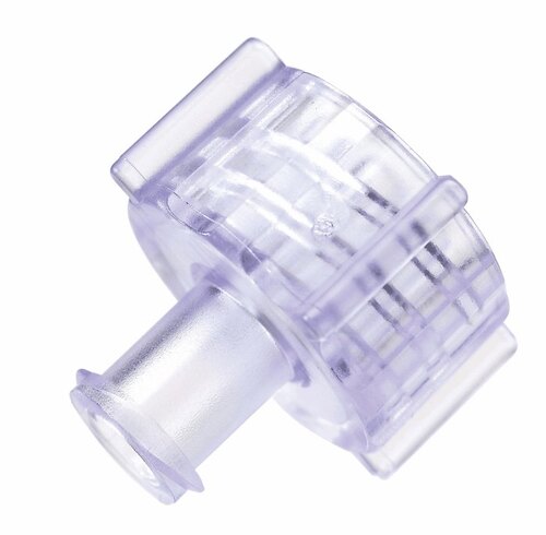 Value Plastics® Fitting, Radiation-Stable Polycarbonate, Straight, Male Large Bore Luer Lock to Female Luer; 1000/PK