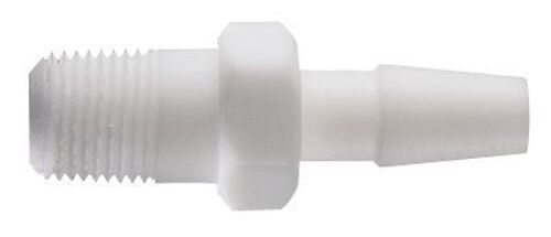 Masterflex® Fitting, Nylon, Straight, Hosebarb to Thread Adapter, 1 1/2" ID x 1 1/2" NPT(M); 5/PK