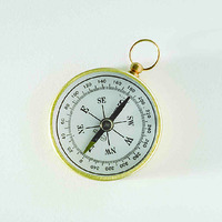 Magnetic Compass with Beveled Top