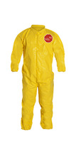 DuPont™ Tychem® 2000 Coveralls with Laydown Collar and Elastic Wrists and Ankles, Bound Seams