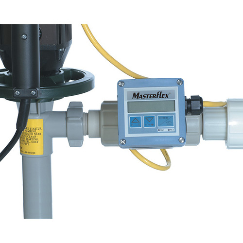 Masterflex® Batch Control Drum Pump, 25 GPM, Polypropylene, 39" L Inlet Tube; 110V 60Hz