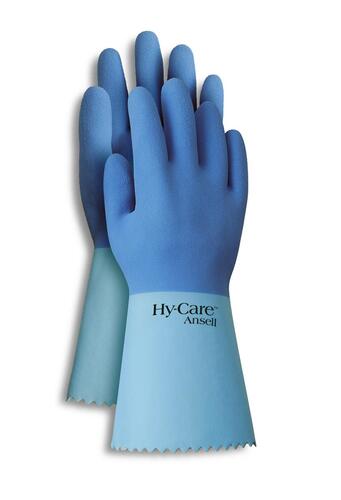 AlphaTec® 62-400 Fully Coated Natural Rubber Latex Gloves with Cotton Liner, Ansell