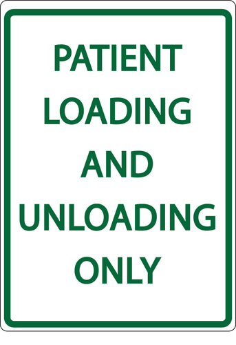 Sign Patient Loading And Egp 18X12in