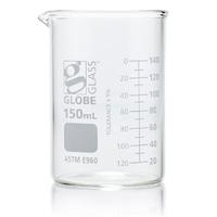 Globe Glass™ Low Form Griffin Style Beakers, Globe Scientific