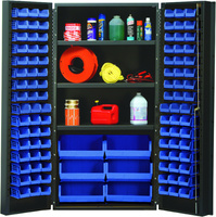 All-Welded Bin Steel Cabinets, Quantum® Storage System
