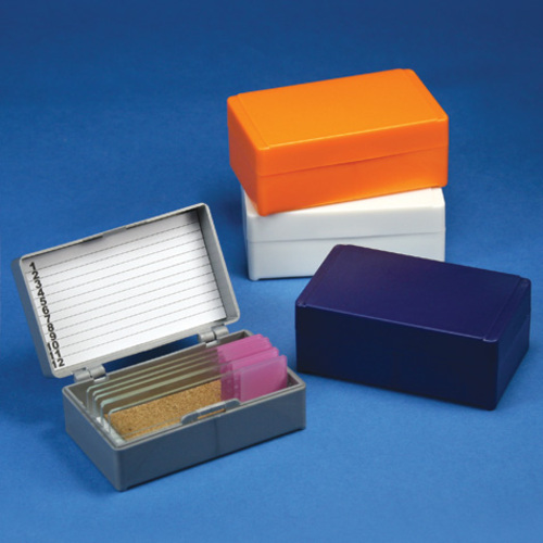 Microscope Slide Storage Boxes for 12 Slides, Globe Scientific