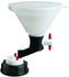 Safety waste cap, with safety funnel with automatic closure