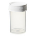 Wide-mouth straight-sided PPCO jars with closure