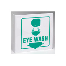 Eye Wash Standard 'L' Sign, with Picto, Brady