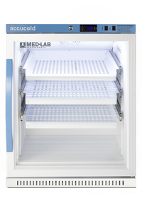Refrigerator pharma lab glass door 6 cf