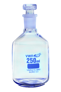 VWR®, Reagenzflaschen, enghalsig, mit Normschliffstopfen