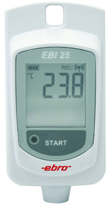 Wireless temperature and humidity data loggers, EBI 25