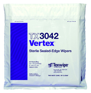 Cleanroom wipes, sterile, Vertex®